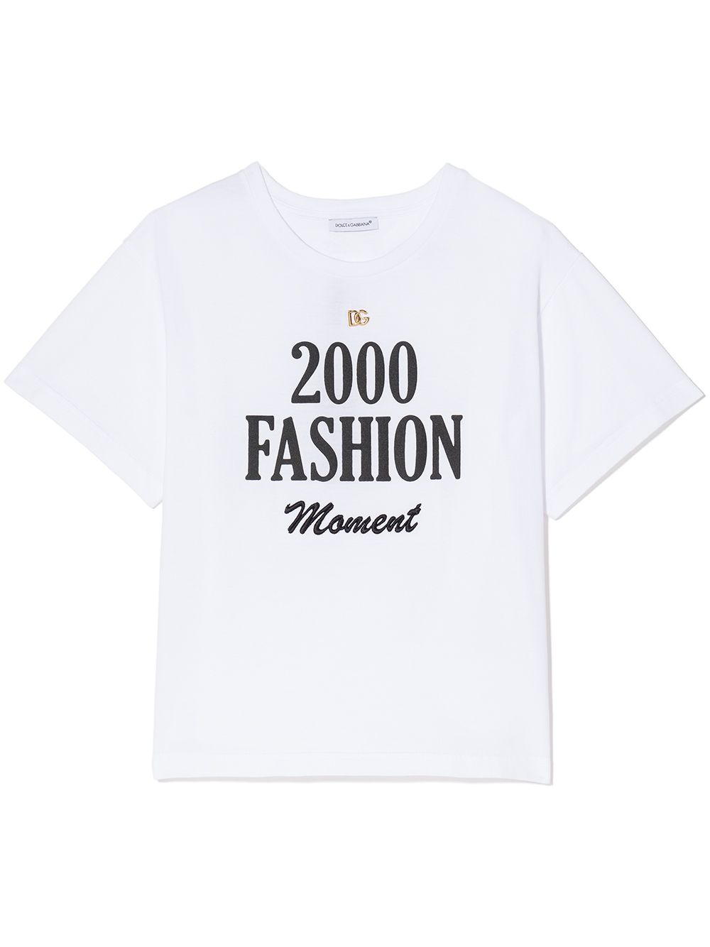 

Dolce & Gabbana Kids slogan-print T-shirt - White