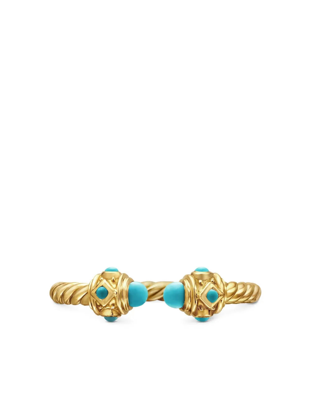 18kt Yellow Gold Renaissance Turquoise Ring (2.3mm)