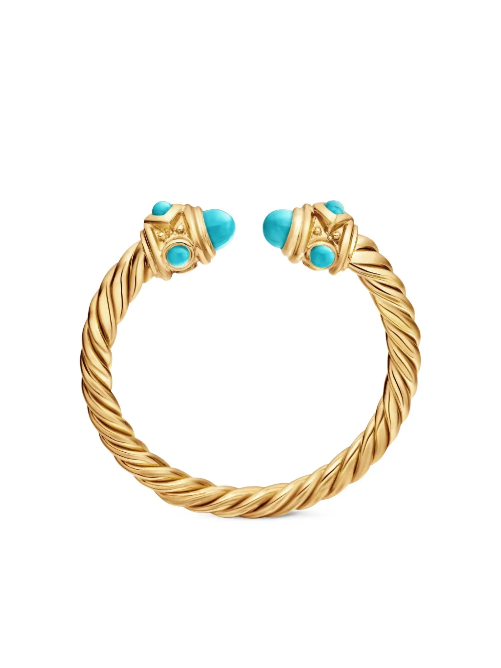 18kt Yellow Gold Renaissance Turquoise Ring (2.3mm)