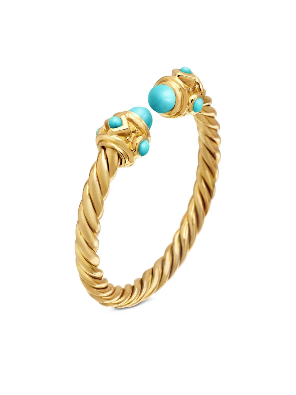 18kt Yellow Gold Renaissance Turquoise Ring (2.3mm)