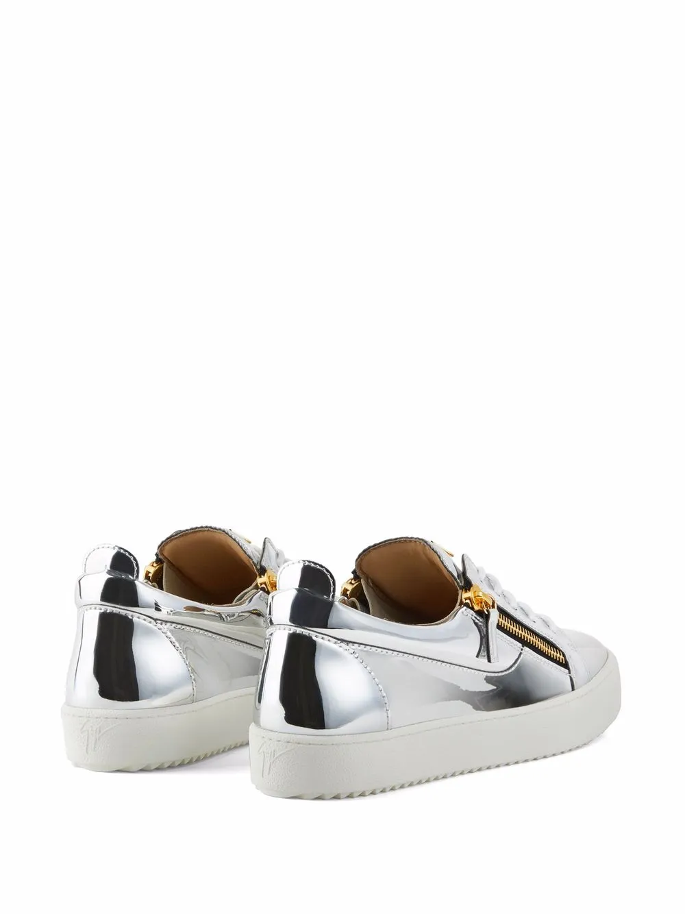 фото Giuseppe zanotti кеды frankie с эффектом металлик