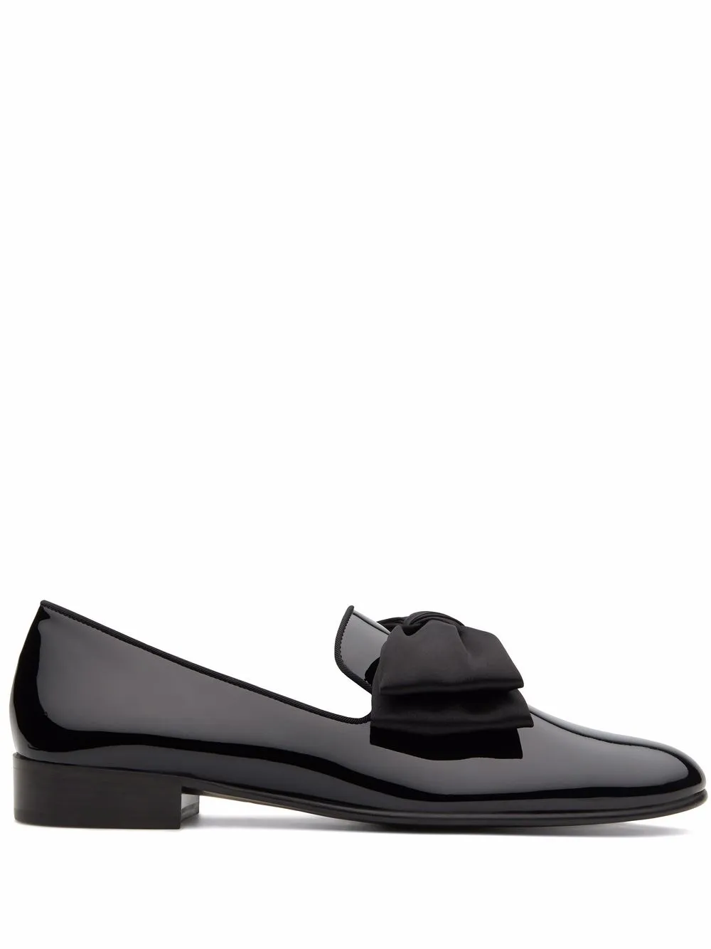 

Giuseppe Zanotti Lord bow-detail loafers - Black