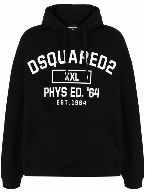 DSQUARED2 logo-print hoodie