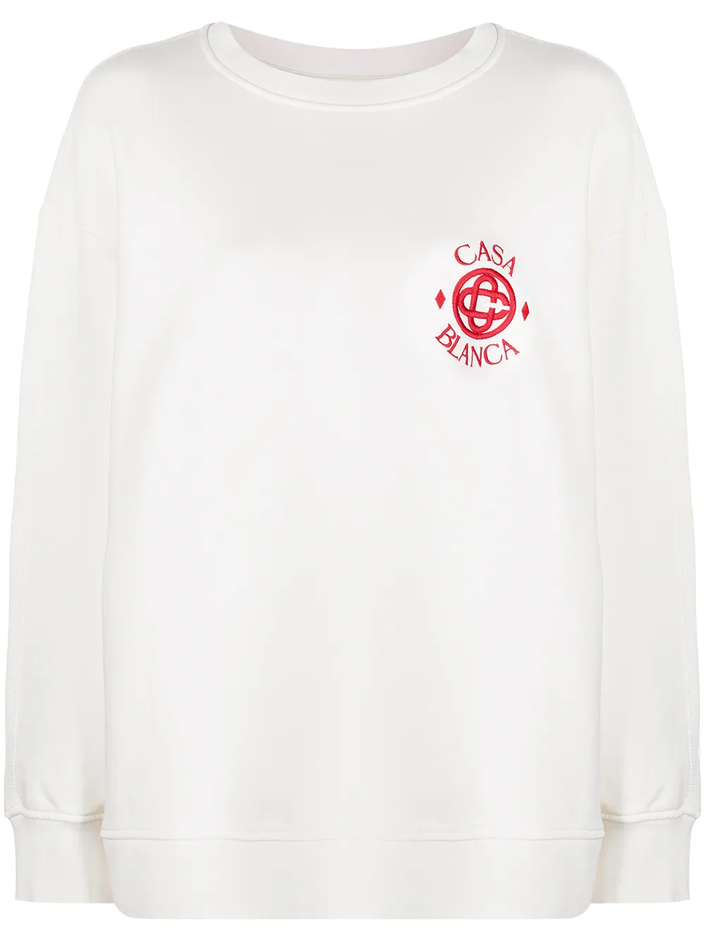 

Casablanca sudadera con logo - Blanco