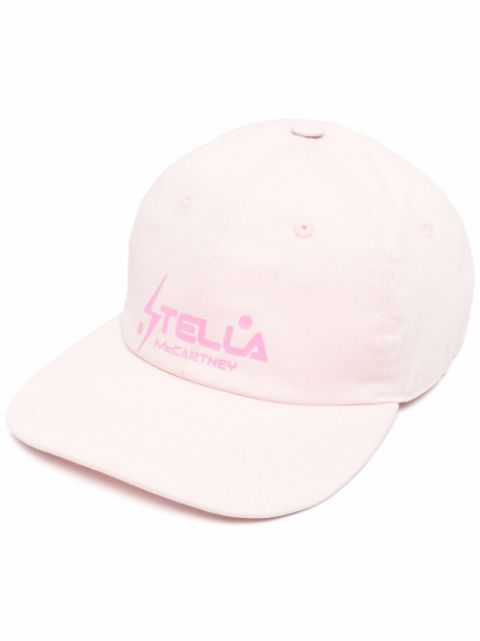 Stella McCartney logo-print flat-peak cap Women