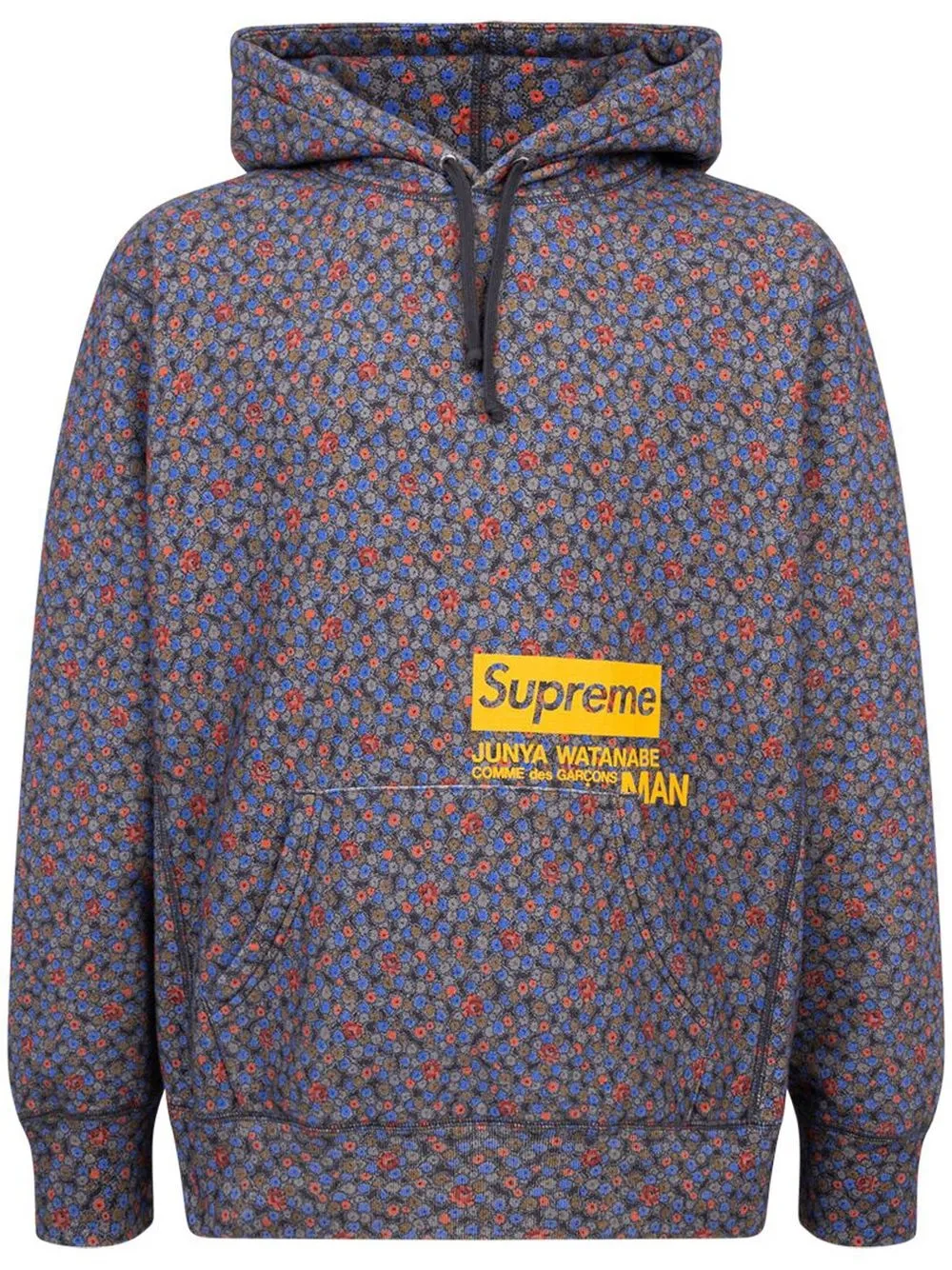 Supreme x Junya Watanabe floral-print Hoodie - Farfetch