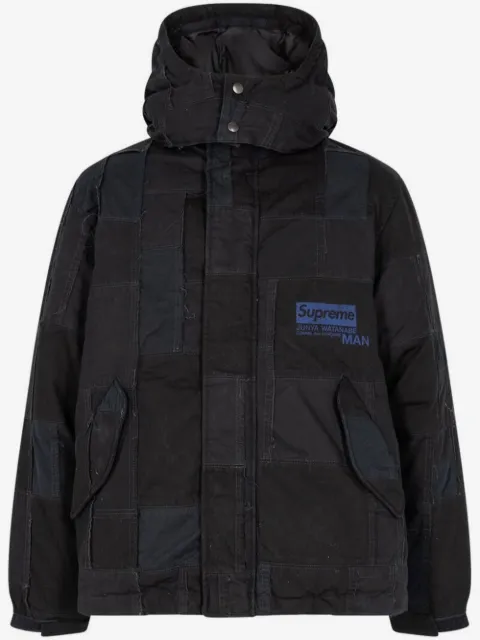 Supreme x Junya Watanabe "Comme Des Garcons" patchwork puffy jacket