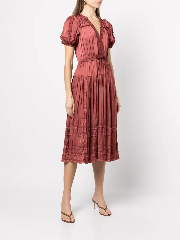 Ulla Johnson empire-line Pleated Dress 