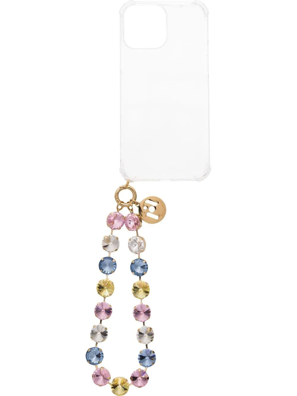 

Rosantica crystal-lanyard iPhone 13 Pro Max case - Neutrals