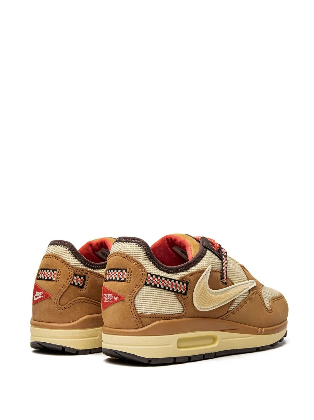 Shop Nike X Travis Scott Air Max 1 "wheat" Sneakers In Brown