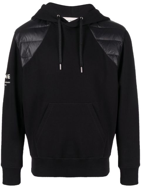 Alexander McQueen padded panel hoodie Men