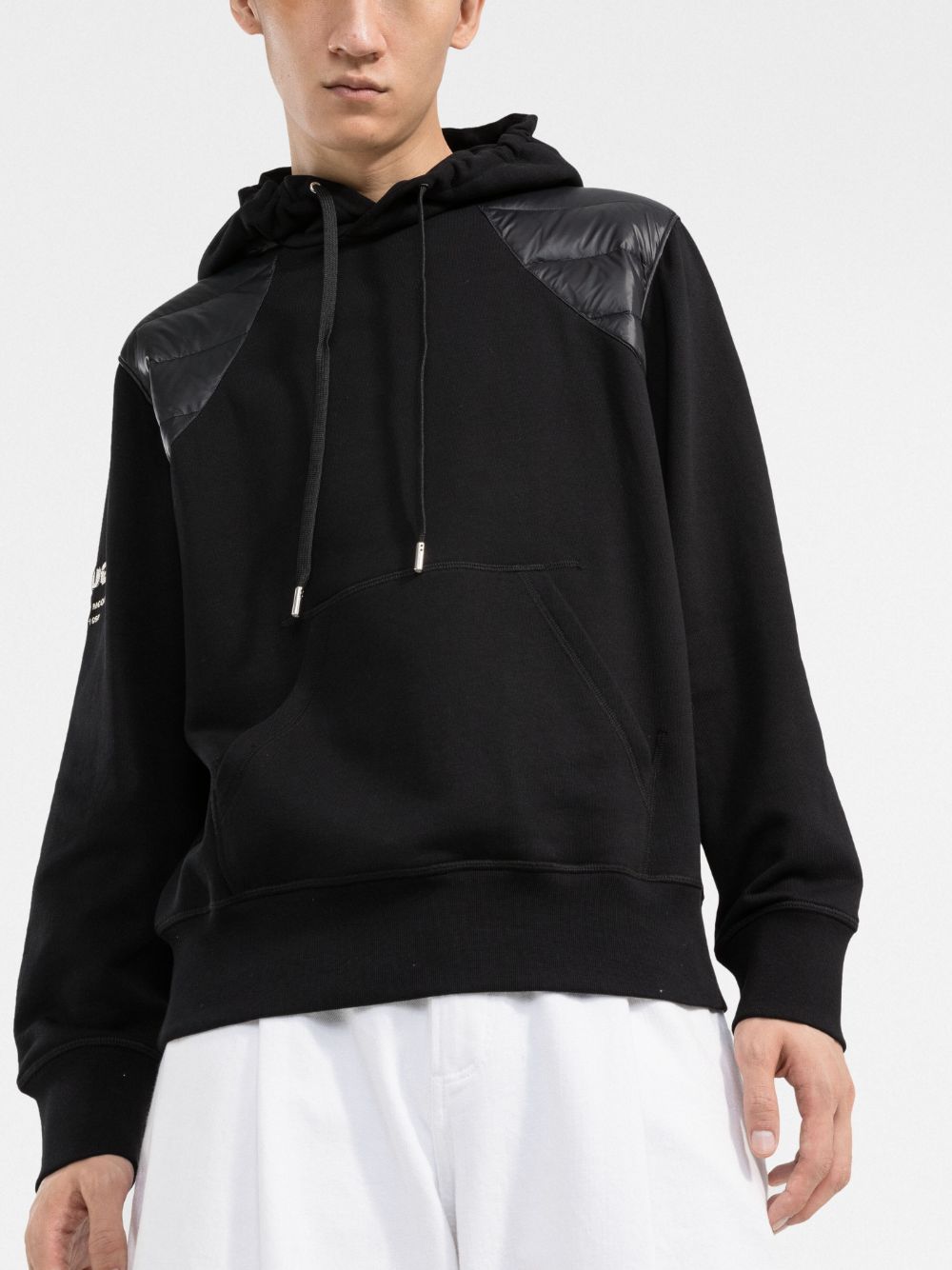 Alexander McQueen padded panel hoodie Men