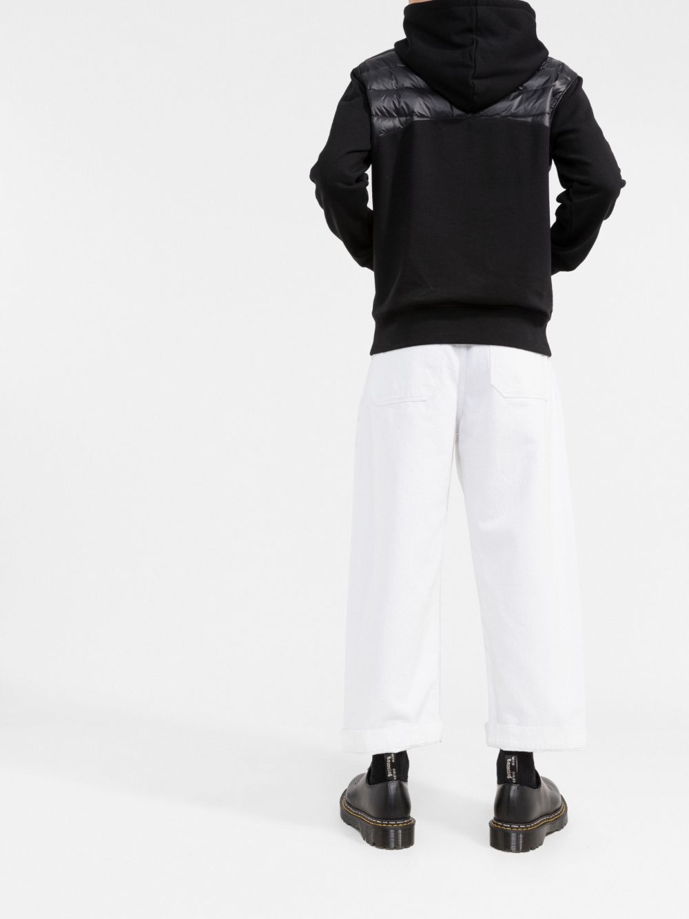 Alexander McQueen padded panel hoodie Men