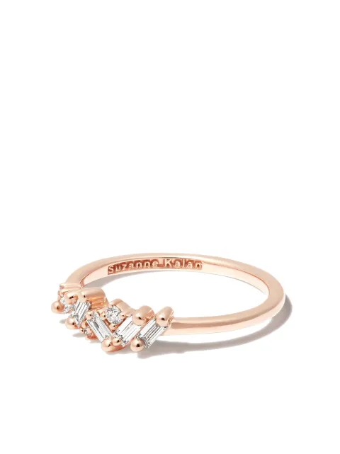 Suzanne Kalan 18kt rose gold Fireworks diamond eternity ring