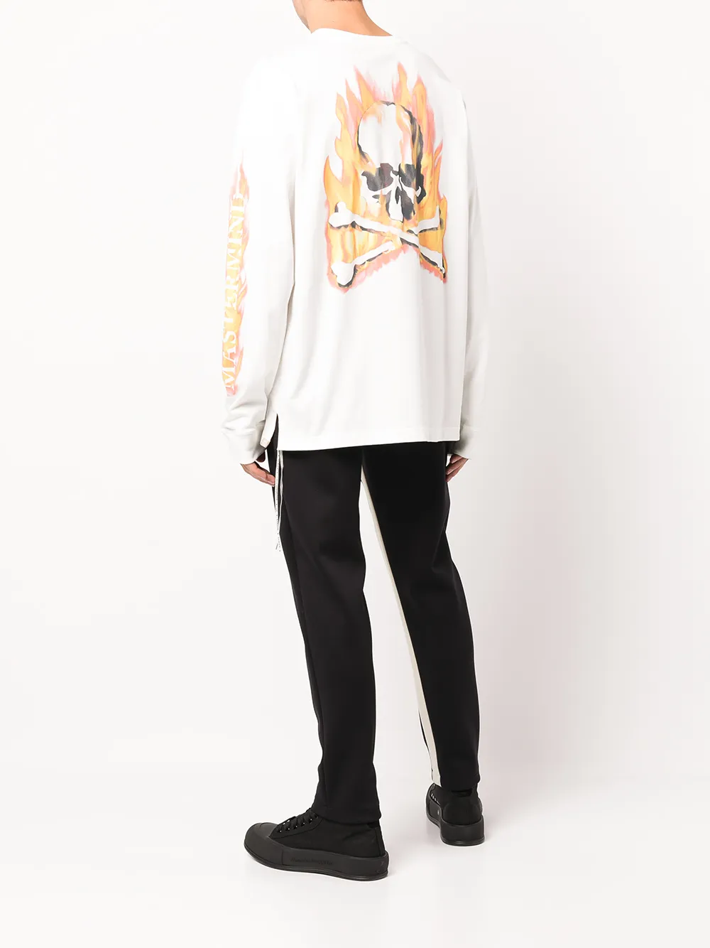 Mastermind Japan T-shirt met logoprint Wit