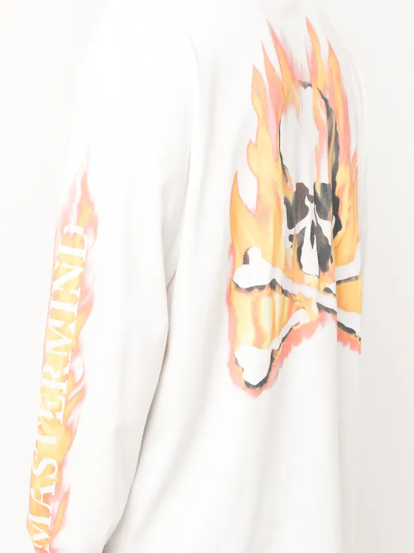 Mastermind Japan ロゴ ロングTシャツ | ホワイト | FARFETCH JP