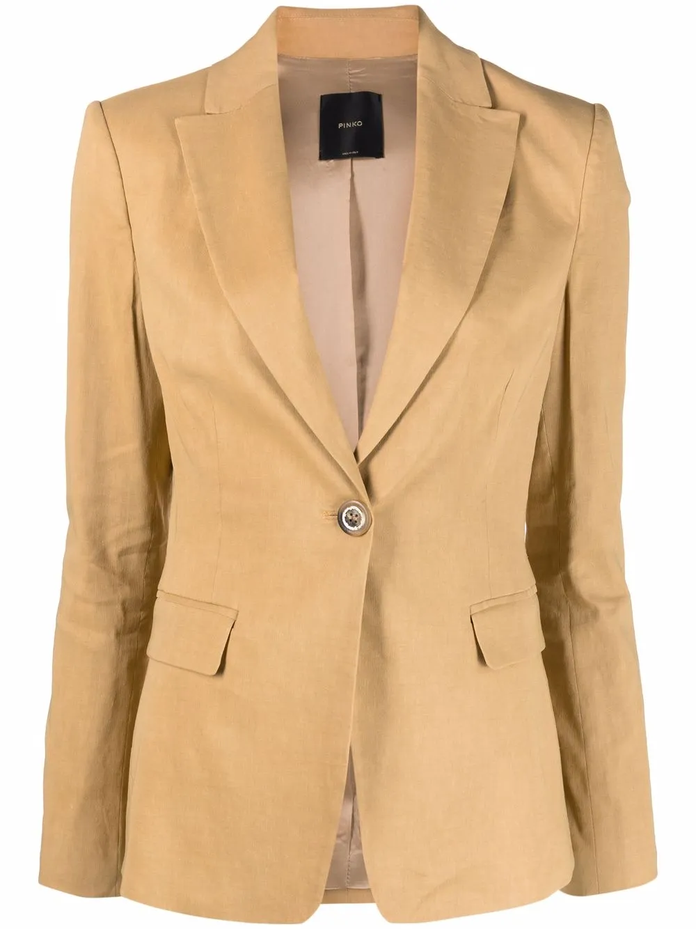 

PINKO single-breasted blazer - Yellow