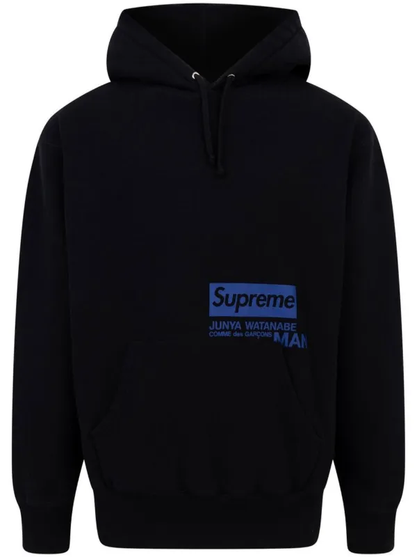 Supreme x Junya Watanabe logo-print Hoodie - Farfetch 【待望 Supreme Logo Junya Watanabe パーカー