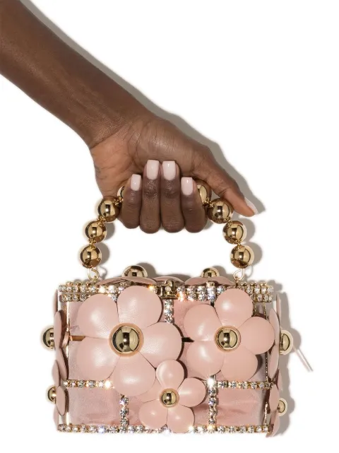 Rosantica Holli Primula floral-appliqué Mini Bag - Farfetch