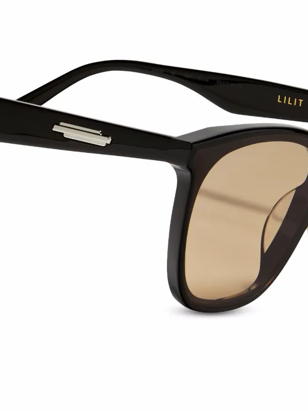 Lilit 01 curved square sunglasses