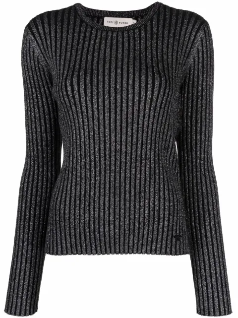 Tory Burch ribbed knitted top