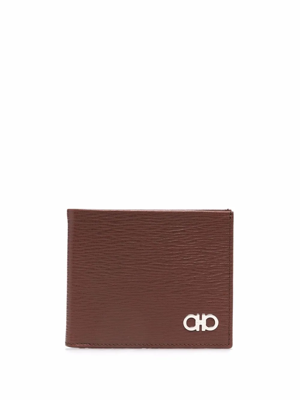 

Ferragamo Revival Gancini leather wallet - Brown