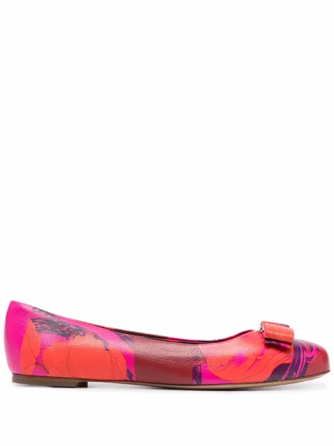 Ferragamo Varina Icon ballerina shoes 