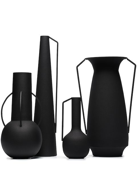 POLSPOTTEN Roman powder-coated vases (set of 4)