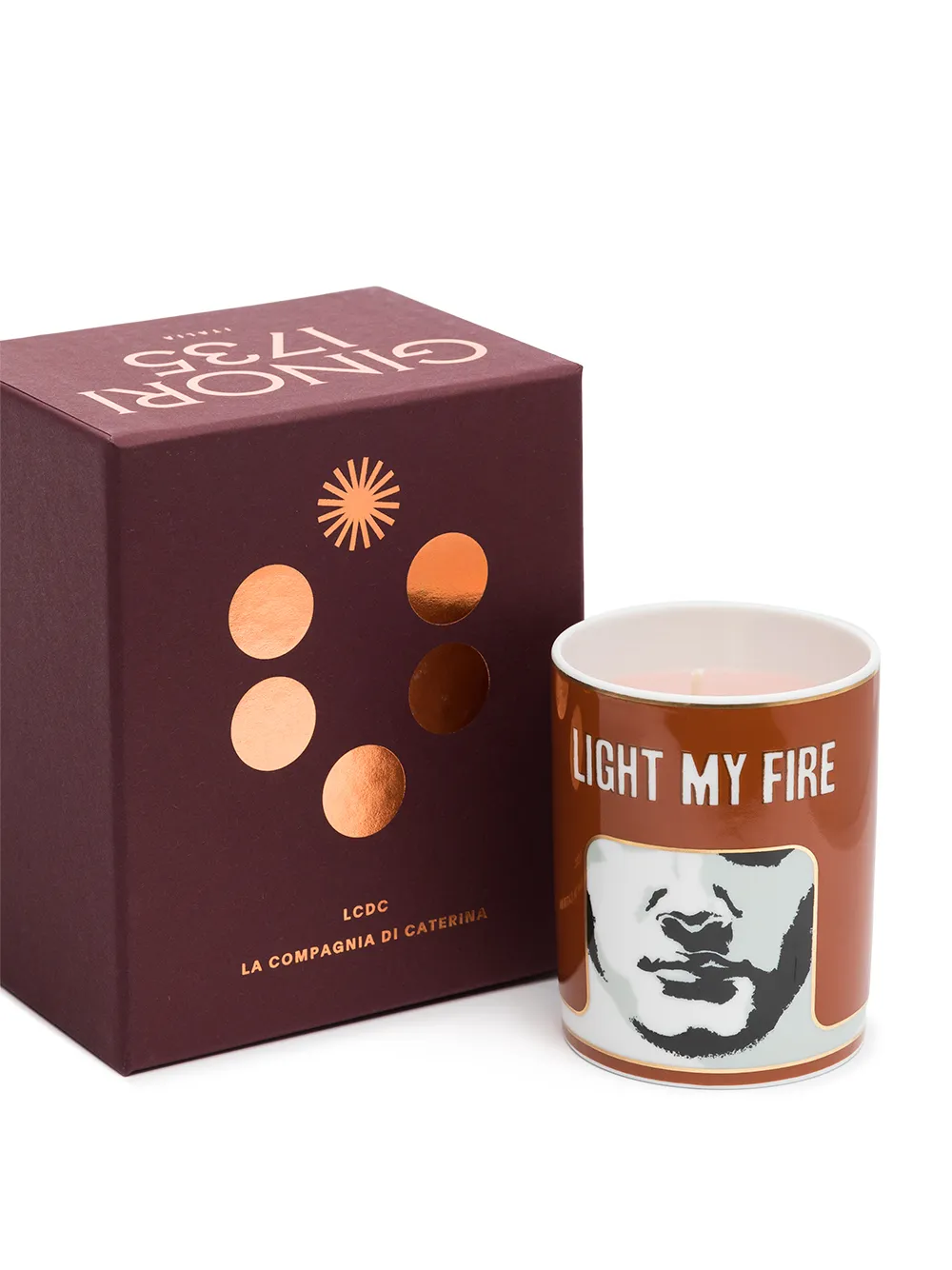  Ginori 1735 Light My Fire Orange Renaissance Duftkerze 284g   Nude 