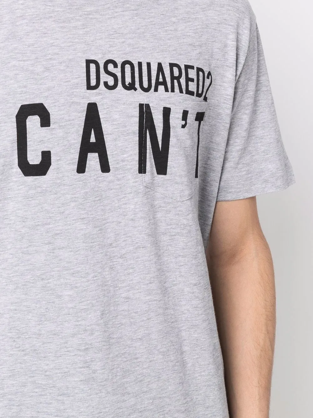 фото Dsquared2 футболка с логотипом и принтом ican't