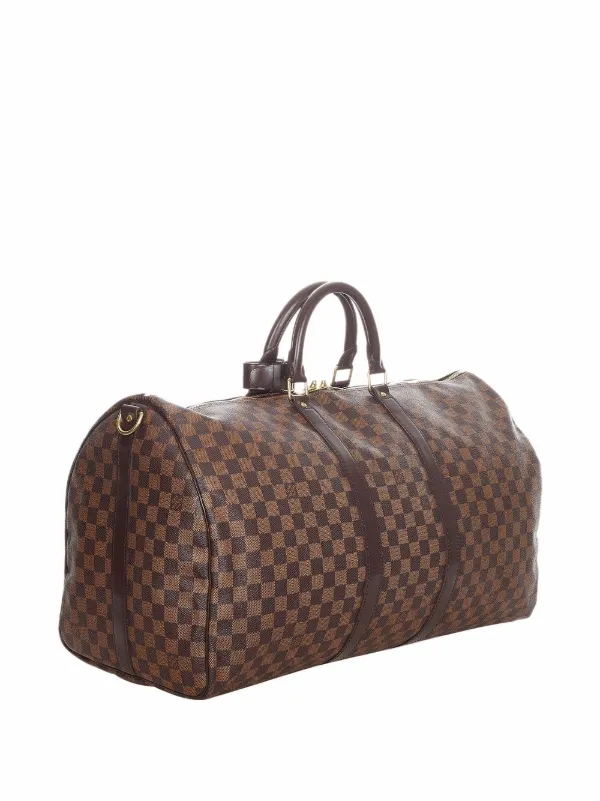 louis vuitton damier ebene keepall bandouliere 55