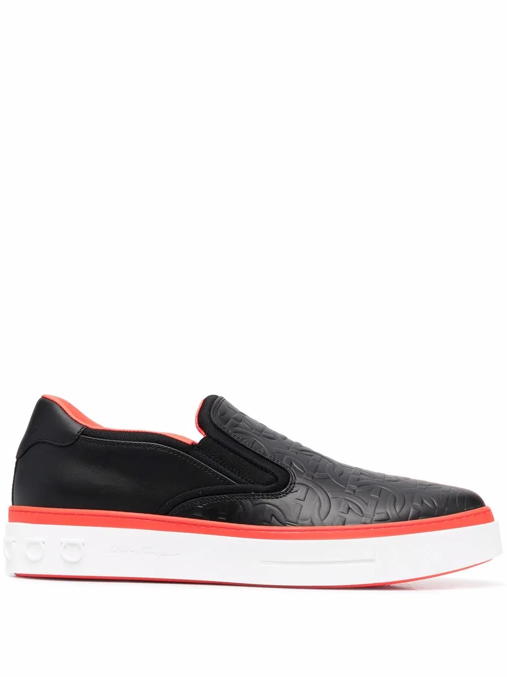 

Salvatore Ferragamo Matthew Gancini slip-on trainers - Black