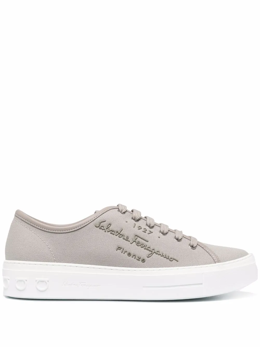 

Ferragamo tenis bajos Mediter - Gris