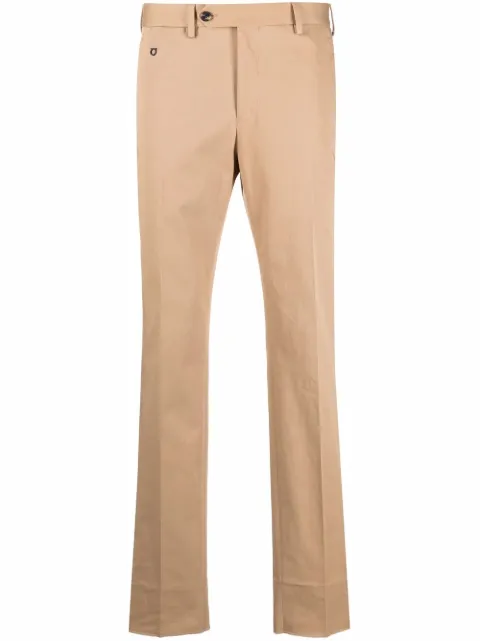 Ferragamo Cotton Gabardine straight-leg trousers 