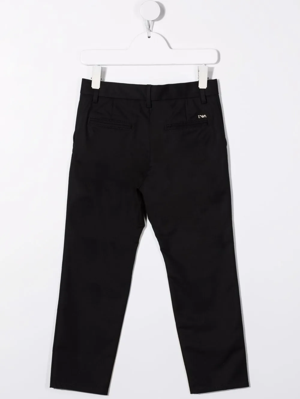 Emporio Armani Kids Straight broek Zwart