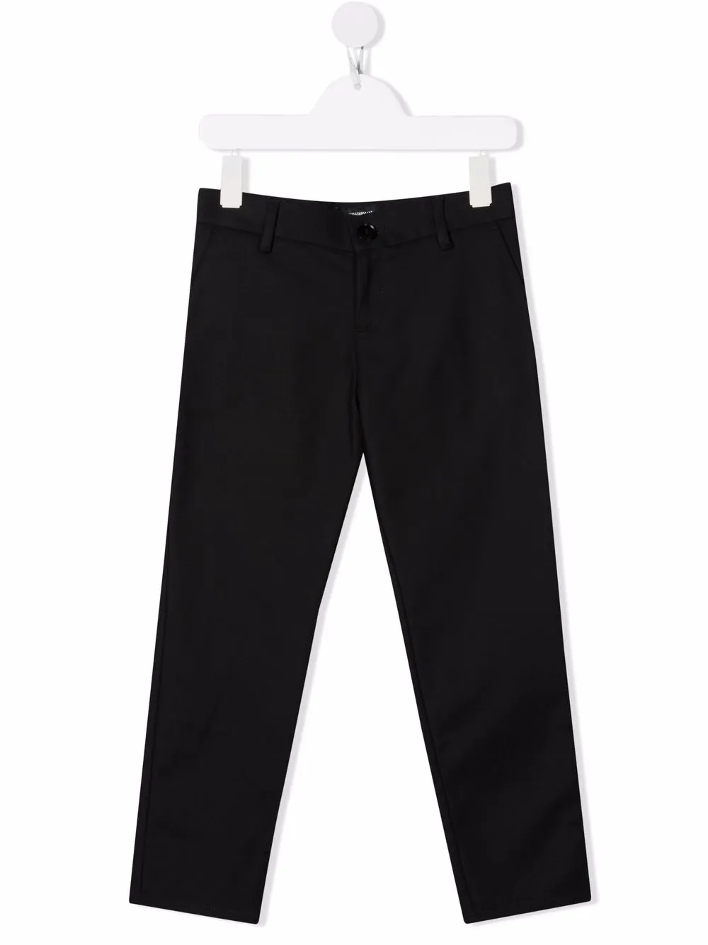 Emporio Ar i Kids Straight broek Zwart
