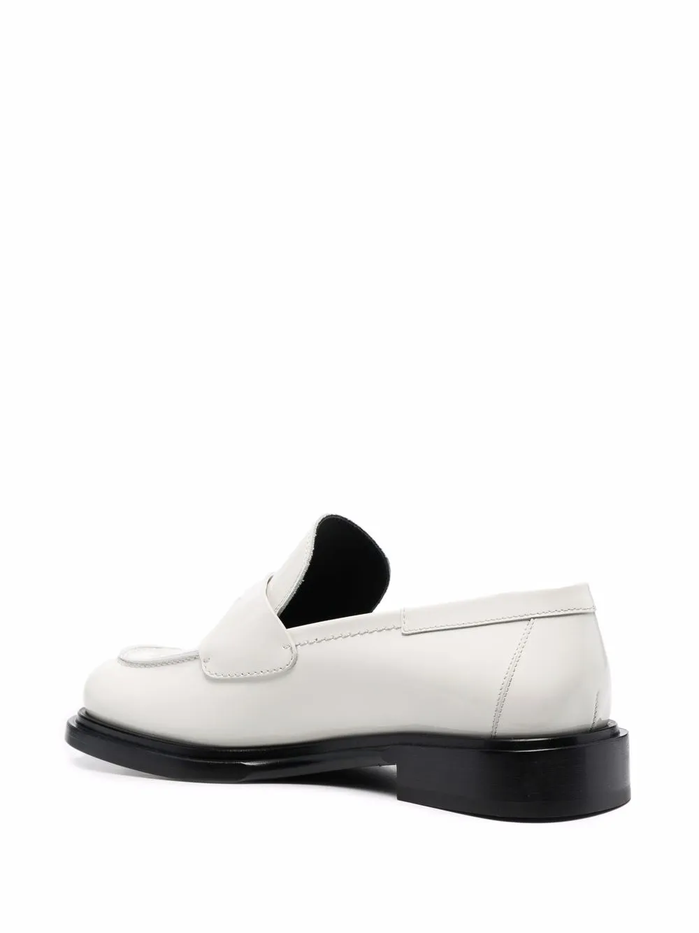 Ferragamo Nyx 30 patent leather loafers White