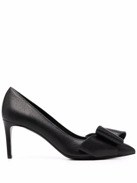 Ferragamo Zoey bow-detail pumps