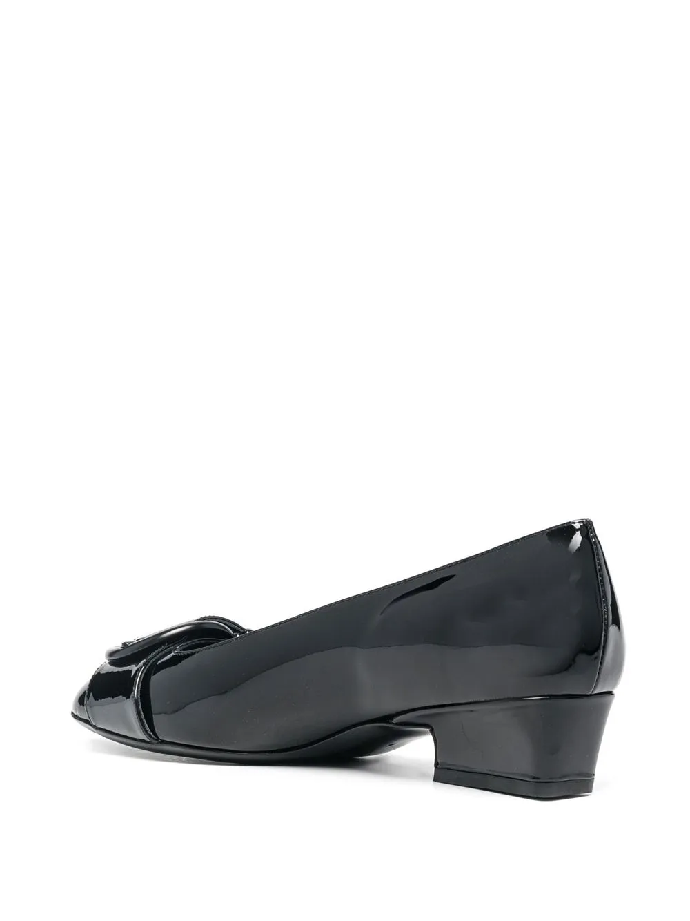  Ferragamo Ballerinas Mit Schnallen   Schwarz 