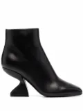 Ferragamo F-Heel sculpted ankle boots - Black