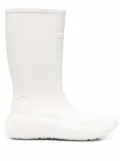 Ferragamo logo-embossed chunky rain boots - White