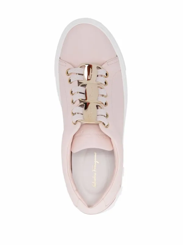 【セール】フェラガモ☆GARDA ローカット スニーカー☆021178 Ferragamo ヴァラ スニーカー | ピンク | FARFETCH JP