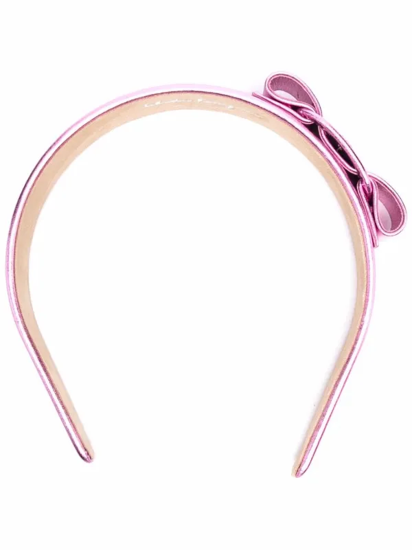 Pink metallic headband