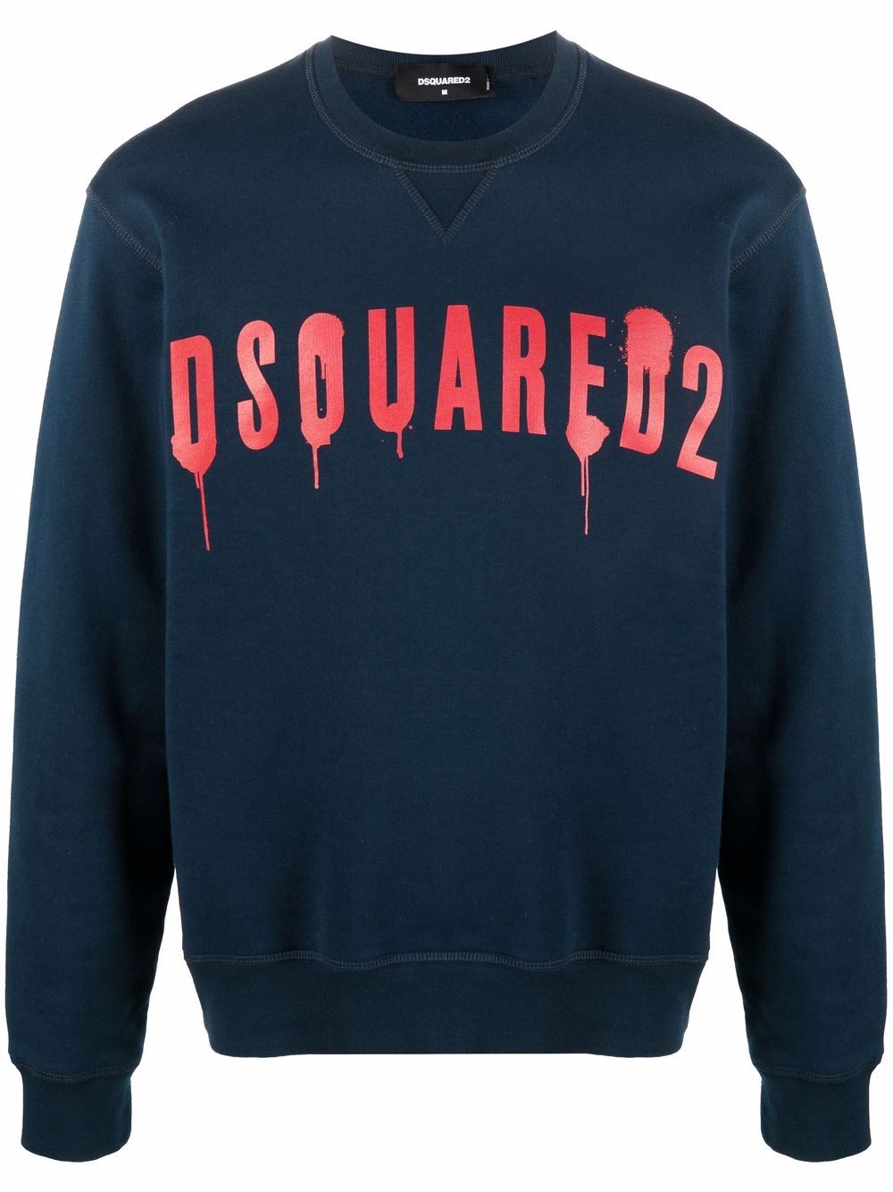 

Dsquared2 sudadera con logo estampado - Azul