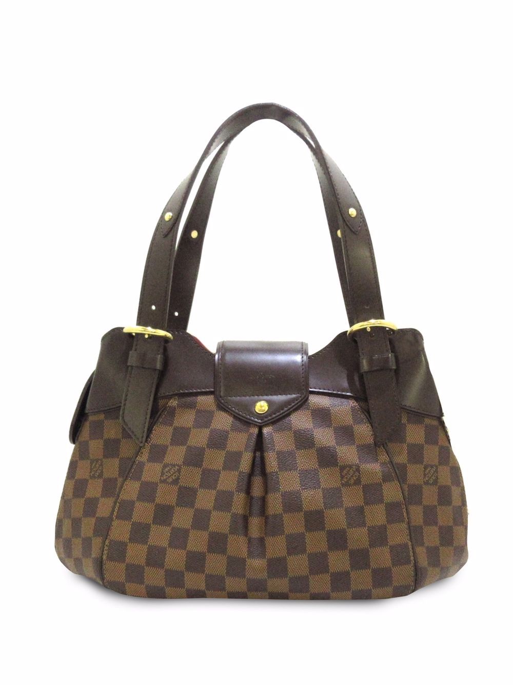 фото Louis vuitton сумка-тоут damier ebène sistina pm pre-owned