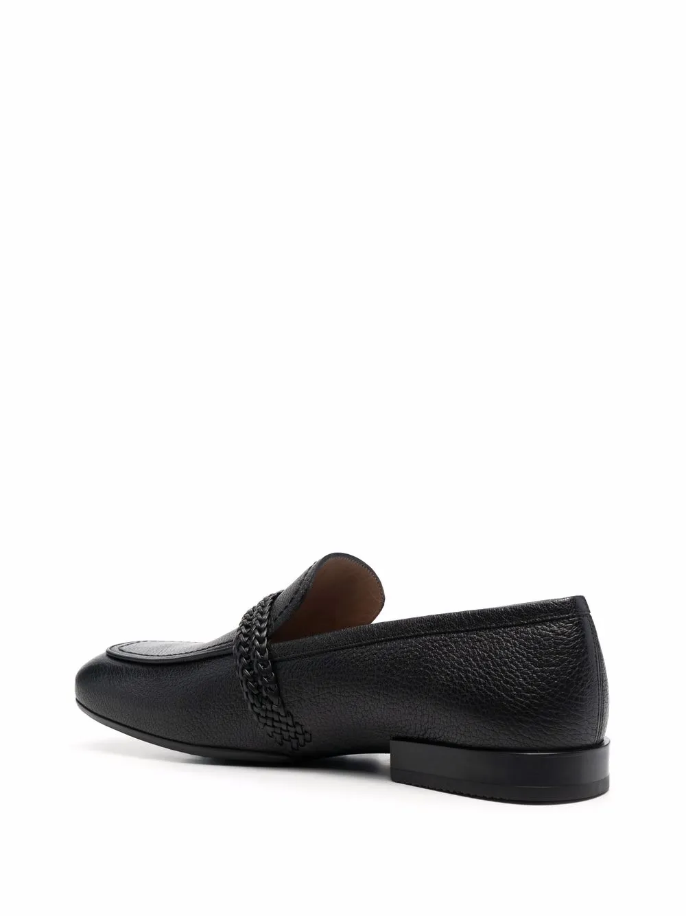  Ferragamo Missouri Leather Loafers - Black 