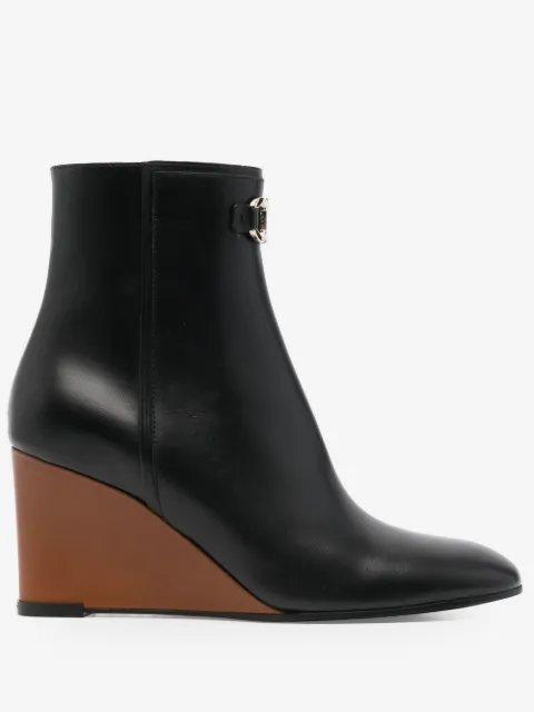 wedge-heel ankle boots
