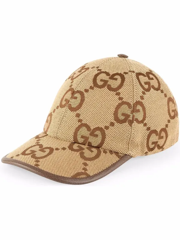 Gucci Men's Maxi GG Canvas Baseball Cap - Natural - Hats