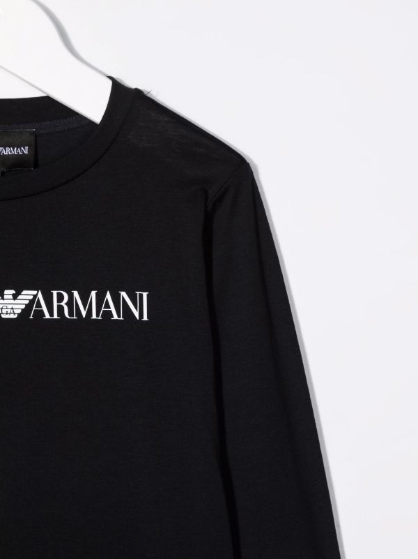 Armani long hot sale sleeve top