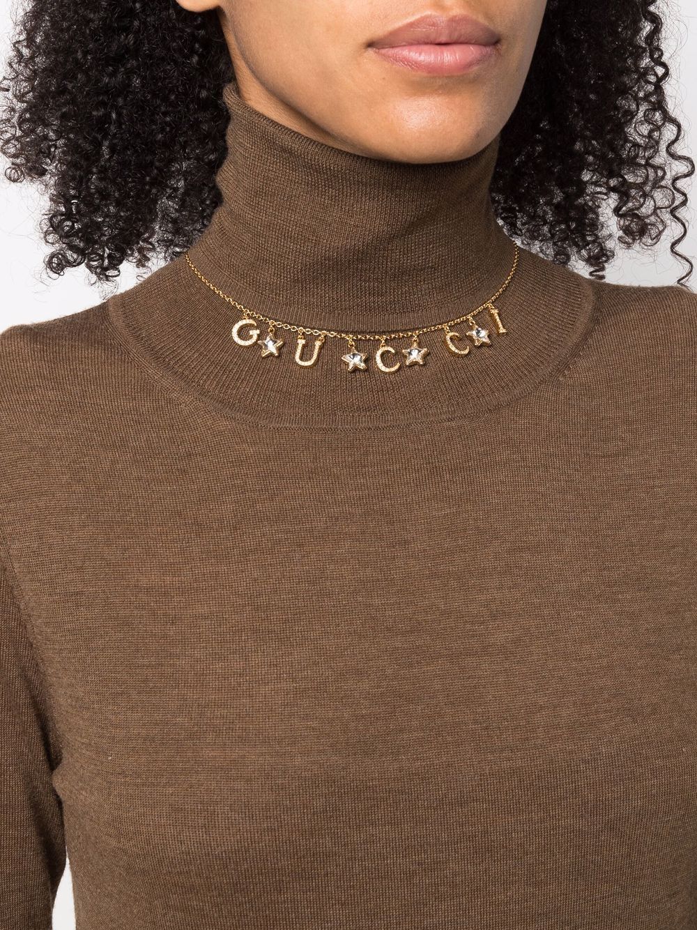 Gucci Halsketting met logobedel - Goud